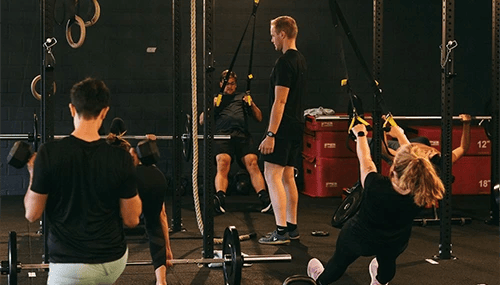 group training at The Flock